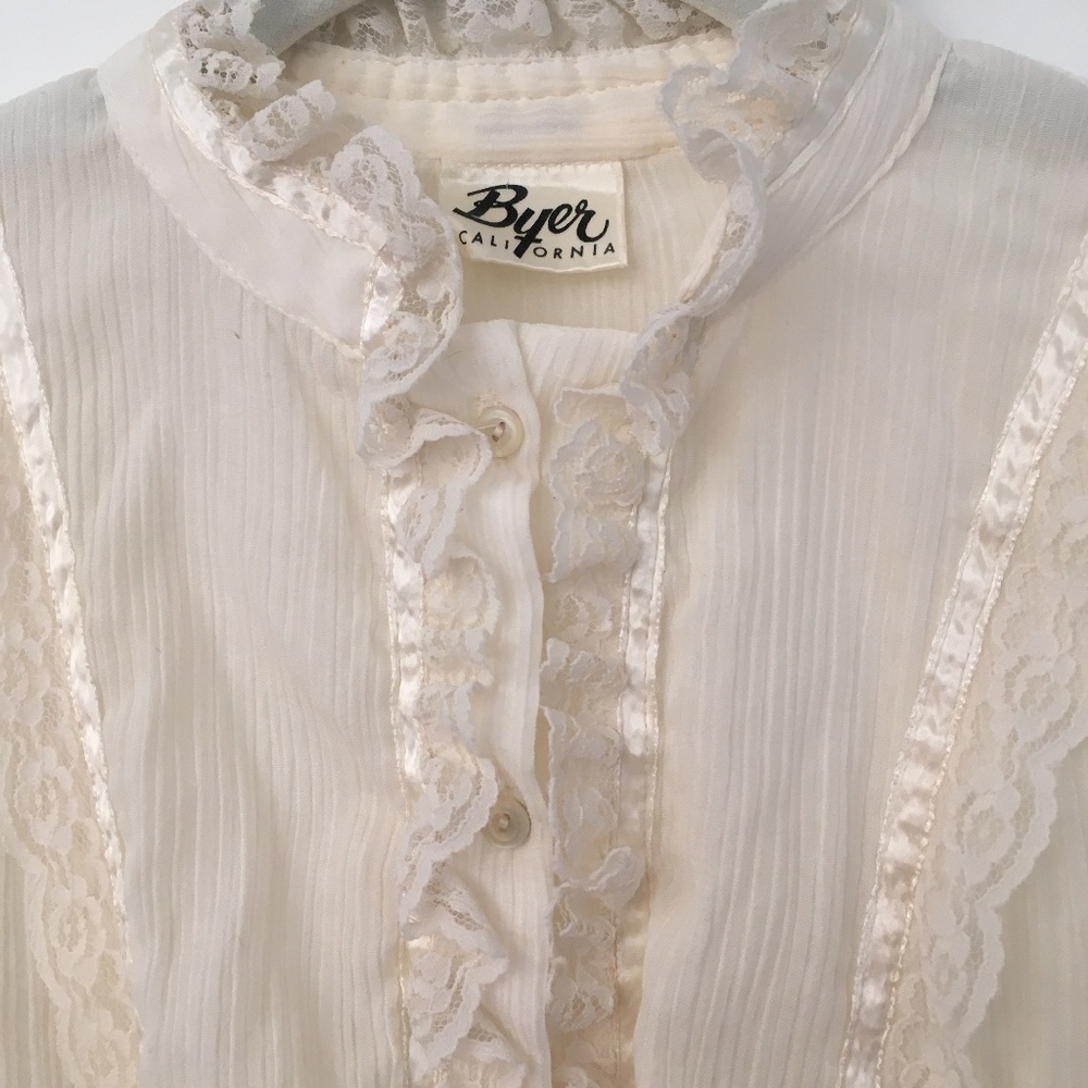 Sheer Vintage Prairie Blouse - Picture 2 of 5